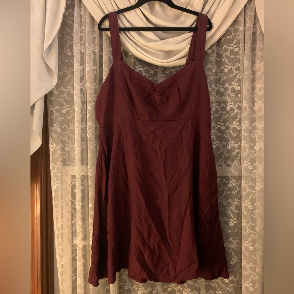 Old Navy Burgundy Dress